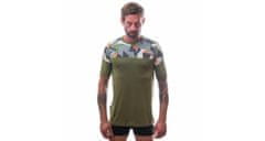 Sensor MERINO IMPRESS pánské triko kr.rukáv safari/camo XL