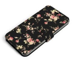 Mobiwear Flip pouzdro na mobil Samsung Galaxy A13 - VD02S Květy na černé