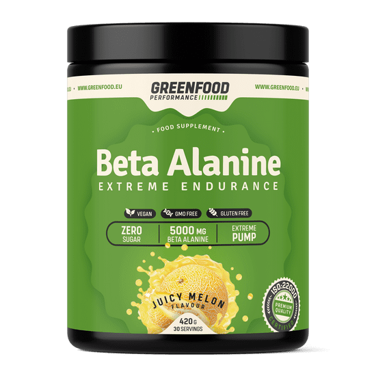 GreenFood Nutrition Performance Beta Alanin 420g - Meloun - EXPIRACE 9/23