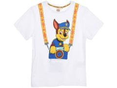 Sun City Dětské tričko Paw Patrol Chase BIO bavlna bílé Velikost: 98 (3 roky)