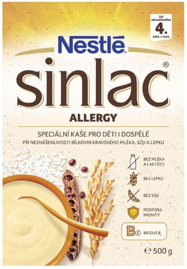 Nestlé Nemléčná kaše Sinlac Allergy, 500g 