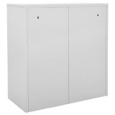 Greatstore Uzamykatelné skříně 5 ks světle šedé a zelené 90x45x92,5cm ocel