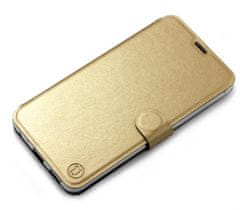 Mobiwear Flip pouzdro na mobil Motorola Moto G22 - C_GOS Gold&Gray