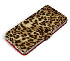 Mobiwear Flip pouzdro na mobil Samsung Galaxy M13 - VA33P Leopardí vzor