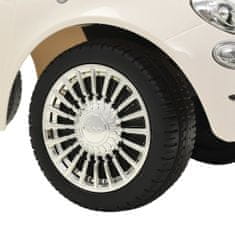 Greatstore Dětské autíčko Fiat 500 bílé