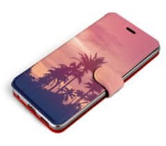 Mobiwear Flip pouzdro na mobil Samsung Galaxy M13 - M134P Palmy a růžová obloha