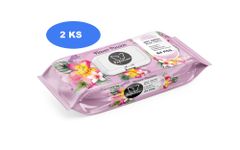 Papilion vlhčené ubrousky 64 ks Flower passion pink (2 ks)