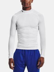 Under Armour Tričko UA HG Armour Comp Mock LS-WHT XXL