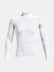 Under Armour Tričko UA HG Armour Comp Mock LS-WHT XXL