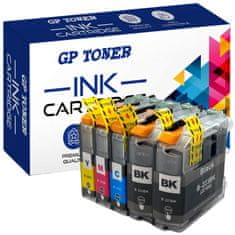 GP TONER 5x Kompatiblní inkoust pro Brother LC-223XL MFC J480 J1140 J4420DW DCP J562DW J4120DW sada