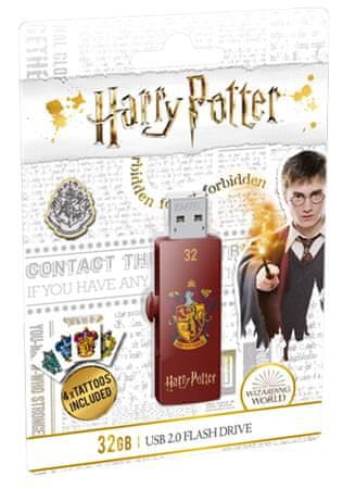 Emtec USB flash disk "Harry Potter Gryffindor", 32GB, USB 2.0