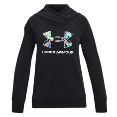 Under Armour Dětská mikina , Rival Logo Hoodie-BLK | 1366399-001 | YXL