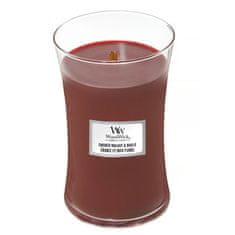 Woodwick Svíčka oválná váza , Uzený vlašský ořech a javor, 609.5 g