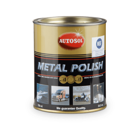 Autosol Metal Polish čistící a leštící pasta na kovy, plechovka 750 ml