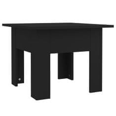 Greatstore Konferenční stolek černý 55 x 55 x 42 cm dřevotříska