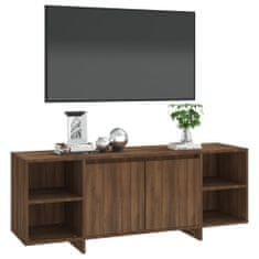 Vidaxl TV stolek hnědý dub 130 x 35 x 50 cm dřevotříska