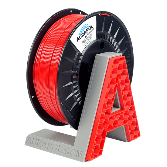 Aurapol PET-G Filament Dopravní Červená 1 kg 1,75 mm