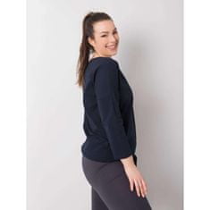 BASIC FEEL GOOD Dámská halenka bavlněná plus size SANDY modrá RV-BZ-6294.06P_361501 3XL