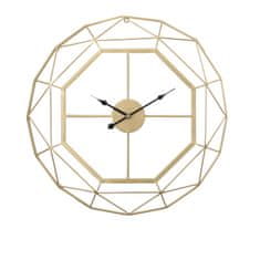 Designové nástěnné hodiny LOVE Gold 60cm