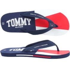 Tommy Hilfiger Žabky do vody modré 40 EU Varsity Print