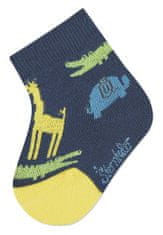 Sterntaler kojenecké ponožky chlapecké 3 páry modré safari 8312220, 14