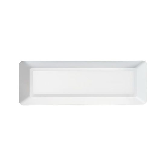 ACA ACA Lighting LED venkovní nástěnné svítidlo hranaté bílá 230V AC IP65 4W 3000K 290LM RA80 SLIM31NW