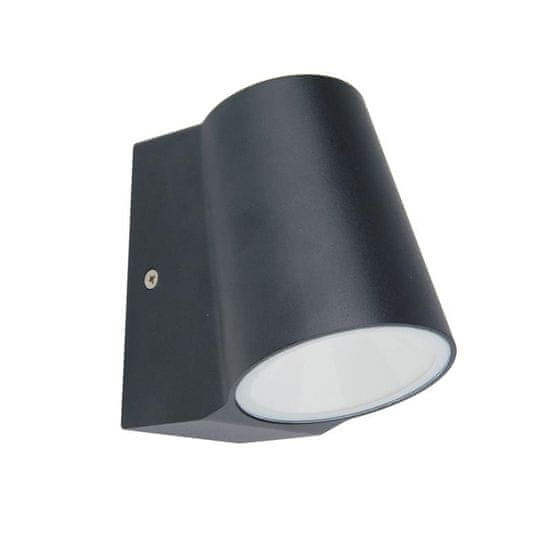 ACA ACA Lighting LED COB venkovní nástěnné svítidlo 6W 400LM 100d 230V AC 3.000K tmavá šedá CRI80 IP54 30.000hod LG0509G