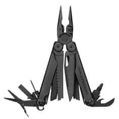 LEATHERMAN LTG832526 WAVE PLUS BLACK multifunkční nástroj 18 funkcí, černá