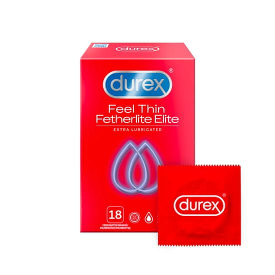 Durex Feel Thin Extra Lubricated 18 ks