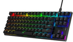 HyperX HP Alloy Origins Core tipkovnica, mehanična, HyperX Red stikalo, RGB (4P5P3AA#ABA)