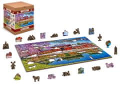 Wooden city Dřevěné puzzle Chrám Byodo-in, Kjóto, Japonsko 2v1, 505 dílků EKO