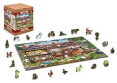 Wooden city Dřevěné puzzle Dům na letní sezónu 2v1, 505 dílků EKO