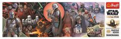 Trefl Panoramatické puzzle The Mandalorian: Dobrodružství 1000 dílků