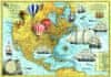 Blue Bird Puzzle Severní Amerika 1500 dílků
