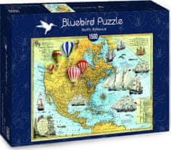 Blue Bird Puzzle Severní Amerika 1500 dílků