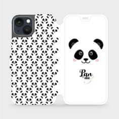 Mobiwear Flip pouzdro na mobil Apple iPhone 13 - M030P Panda Amálka