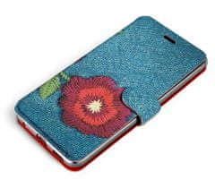 Mobiwear Flip pouzdro na mobil Motorola Moto G72 - MD05P Džínové květy