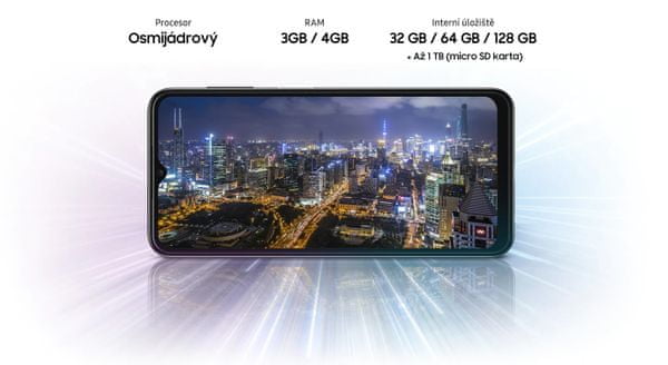 Samsung Galaxy A13, telefón šikovný výkonný telefón smarphone HD+ rozlíšenie výkonný smartphone výkonný čipset výkonný procesor bleskový internet stabilizácia obrazu