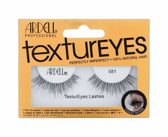 Ardell 1ks textureyes 581, black, umělé řasy