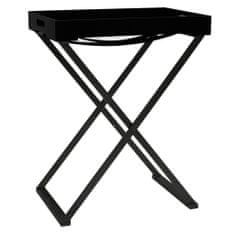 Vidaxl Skládací stolek černý 48 x 34 x 61 cm MDF