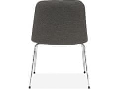 Danish Style Jídelní židle Hiena (SET 2 ks), antracitová