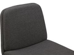 Danish Style Jídelní židle Hiena (SET 2 ks), antracitová
