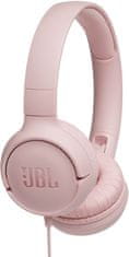 JBL Tune 500, růžová