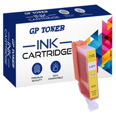 GP TONER Kompatiblní inkoust pro Canon CLI-521XL Pixma IP3600 IP4700 MP540 MP630 MP990 MX860 žlutá