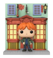 Funko POP Deluxe: HP Diagon Alley- Quidditch Supplies Store w/Ron