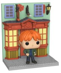 Funko POP Deluxe: HP Diagon Alley- Quidditch Supplies Store w/Ron