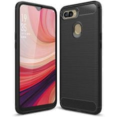 IZMAEL Pouzdro Carbon Bush TPU pre Oppo A12/A5s/A7 - Černá KP15640