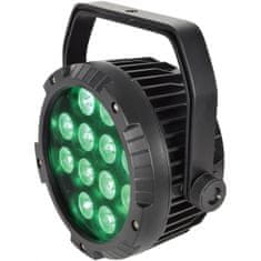 QTX HIPAR venkovní reflektor, 12x10W RGBW LED, IP65