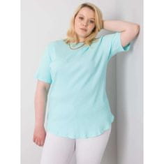 BASIC FEEL GOOD Dámská halenka plus size STELLA mátová RV-BZ-6323.92_362531 XL