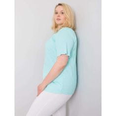 BASIC FEEL GOOD Dámská halenka plus size STELLA mátová RV-BZ-6323.92_362531 XL